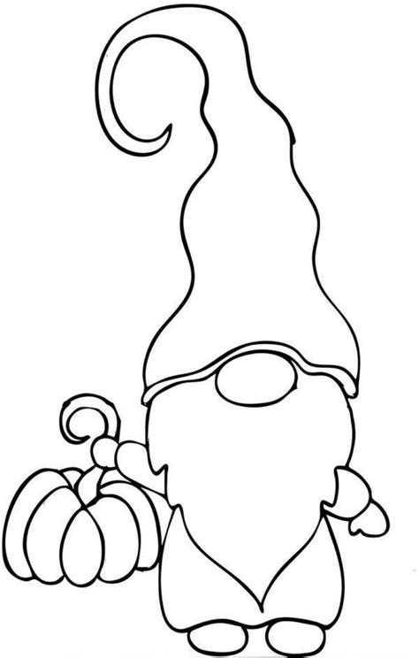 Printable Gnome Stencil